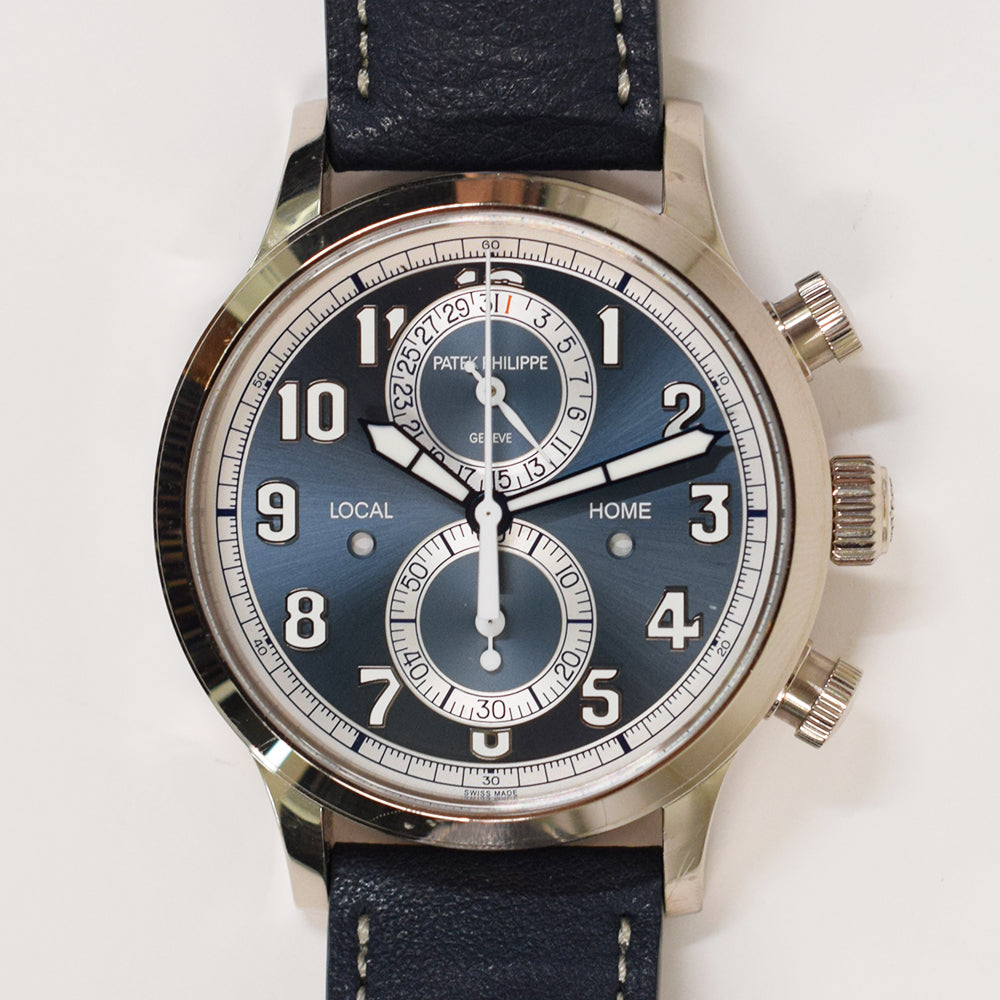 Calatrava Pilot Travel Time Flyback Chronograph 42mm White Gold 5924G-001