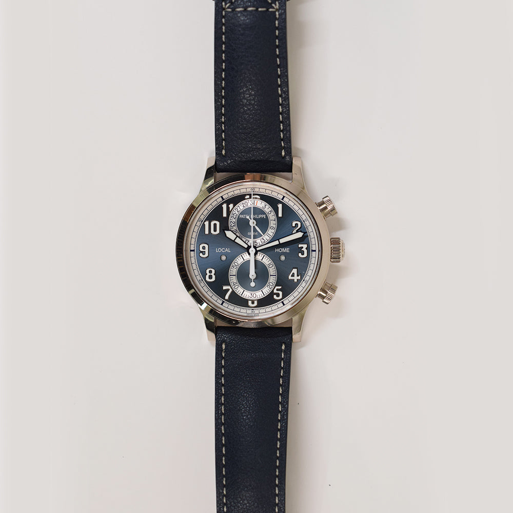 Calatrava Pilot Travel Time Flyback Chronograph 42mm White Gold 5924G-001