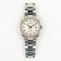 Datejust 36mm Steel and White Gold 116234