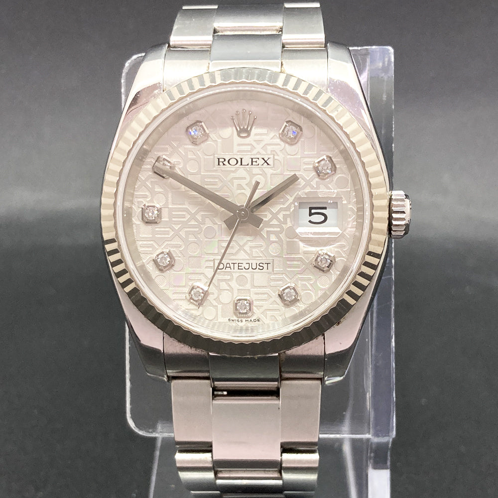Datejust 36mm Steel and White Gold 116234