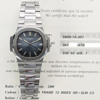 Nautilus 38mm Steel 5800/1A-001
