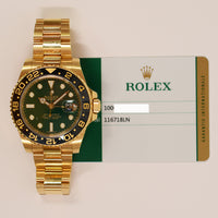 GMT-Master II Yellow Gold 116718LN
