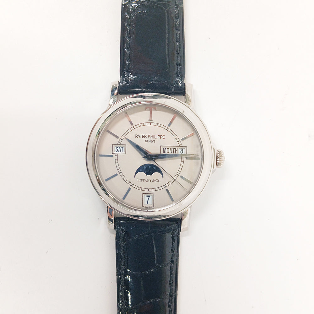 Annual Calendar with Tiffany & Co. 36mm White Gold 5150G