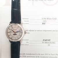Annual Calendar with Tiffany & Co. 36mm White Gold 5150G