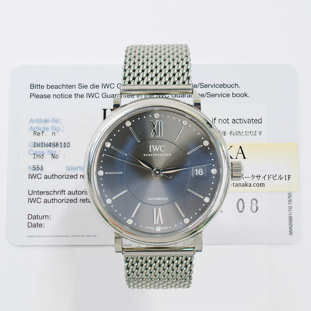 Portofino Automatic 37mm Steel IW458110