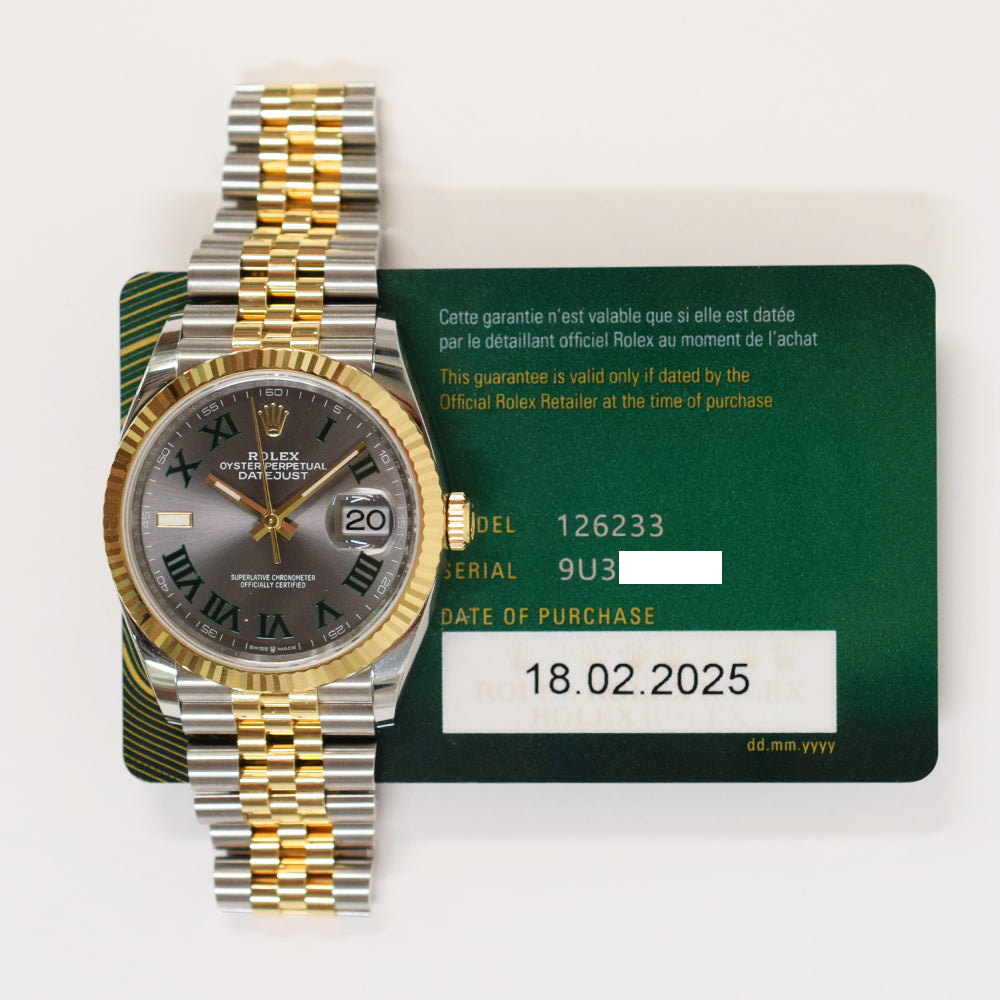 Datejust 36mm Steel and Yellow Gold 126233