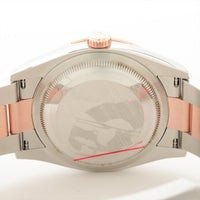 Datejust 36mm Diamond Bezel Steel and Rose Gold 126281RBR