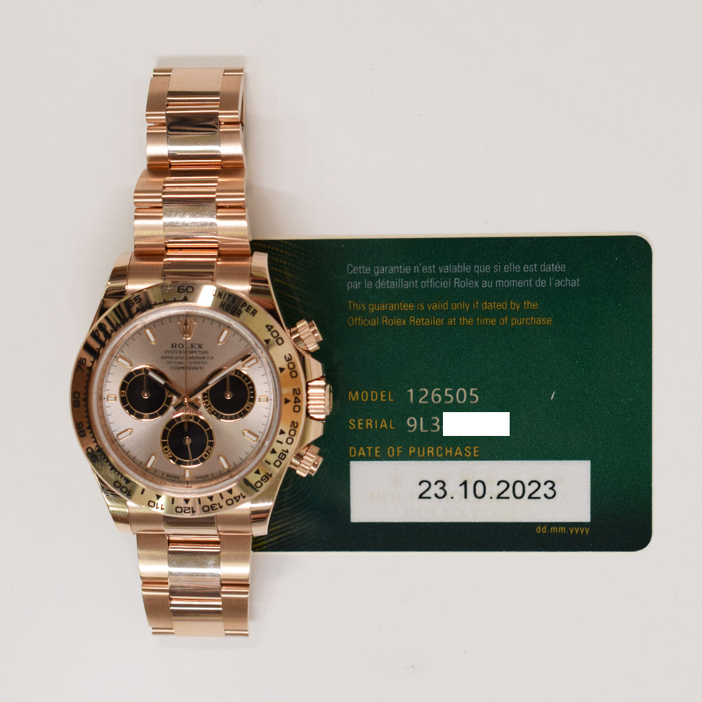 Daytona Rose Gold 126505