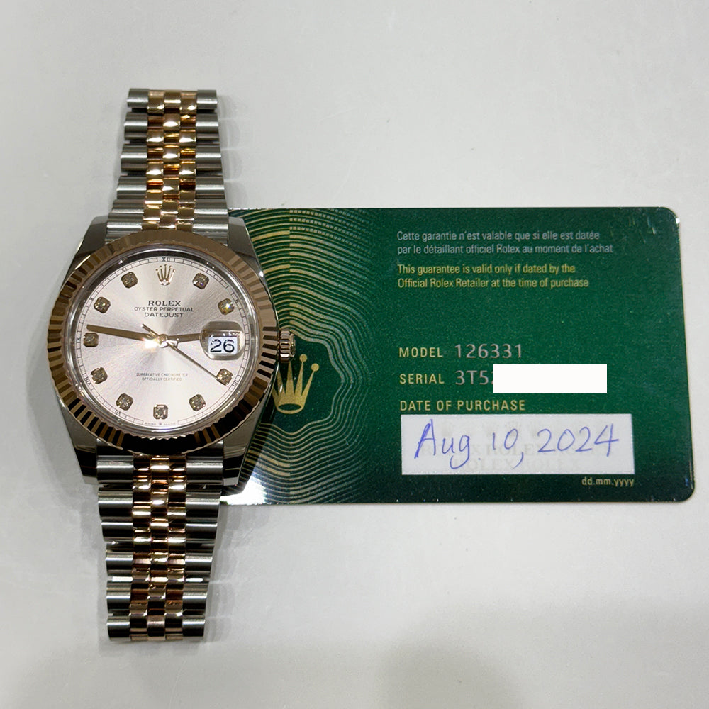 Datejust 41mm Steel and Rose Gold 126331