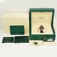 Daytona Rose Gold Black Ceramic Bezel with Rubber Strap 126515LN
