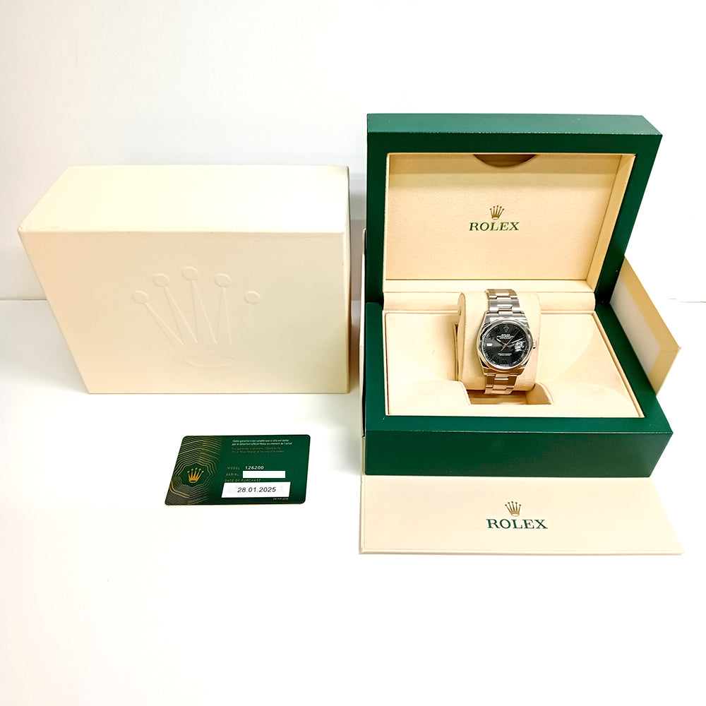 Datejust 36mm Domed Bezel Steel 126200