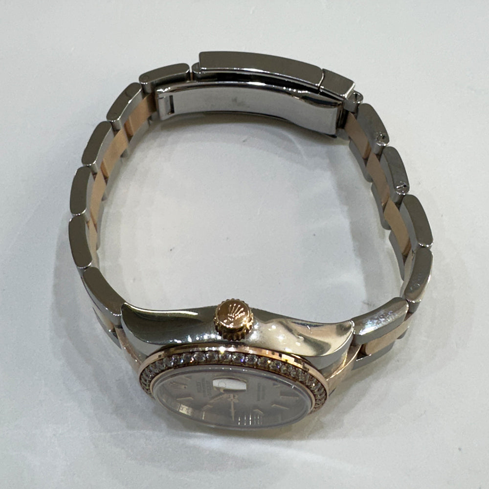 Datejust 28mm Diamond Bezel Steel and Rose Gold 279381RBR
