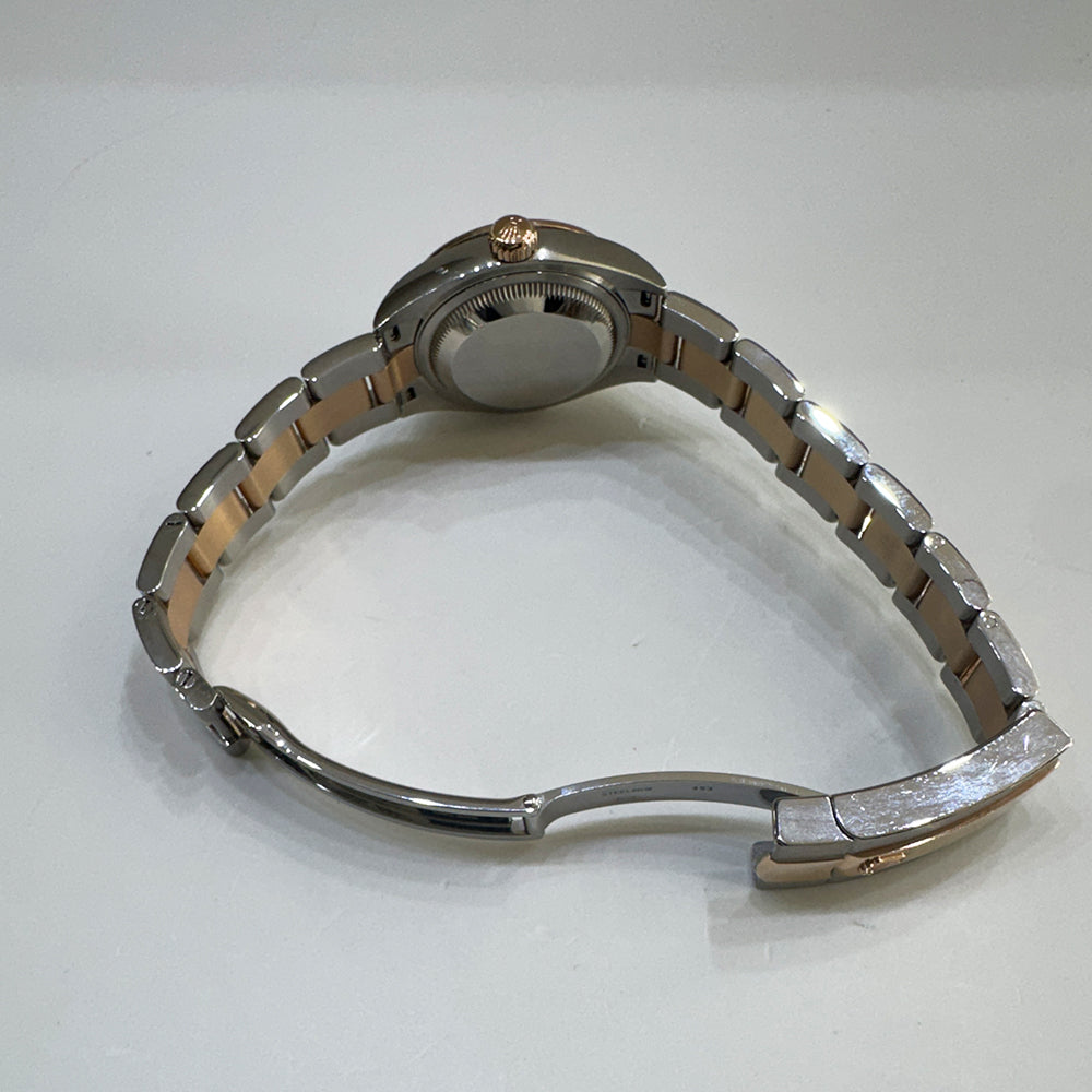 Datejust 28mm Diamond Bezel Steel and Rose Gold 279381RBR