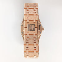 Royal Oak Frosted Quartz 33mm Rose Gold  67653OR.GG.1230OR.02