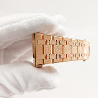 Royal Oak Frosted Quartz 33mm Rose Gold  67653OR.GG.1230OR.02