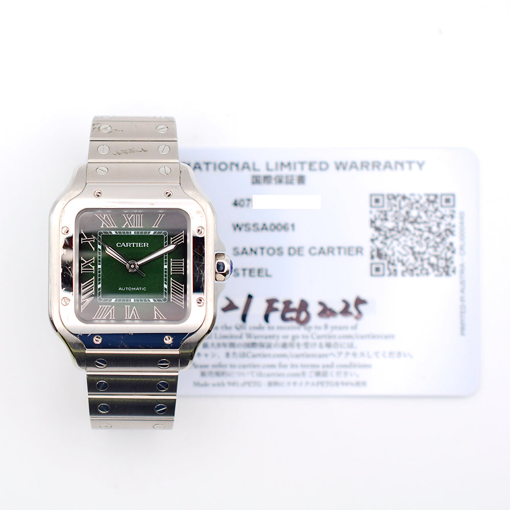 Santos De Cartier Medium 35.1mm Stainless Steel WSSA0061