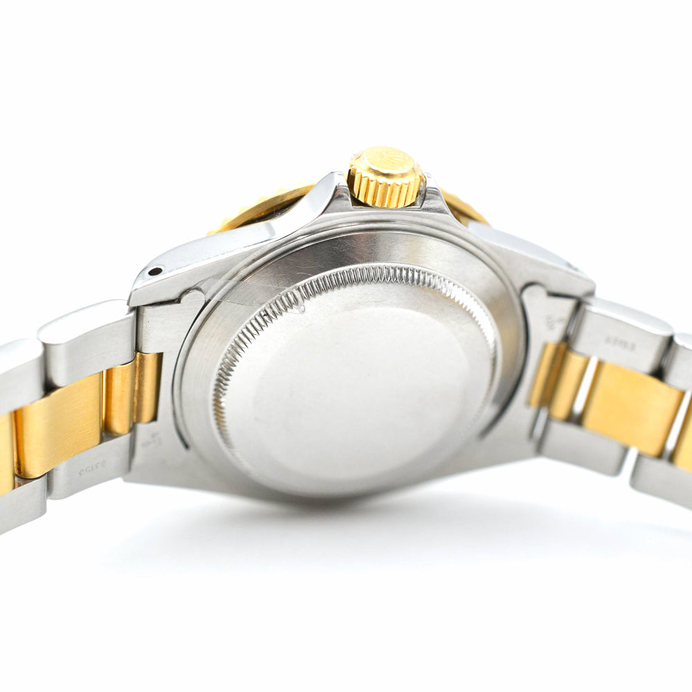Submariner Date 40mm Black Bezel Steel and Yellow Gold 16613