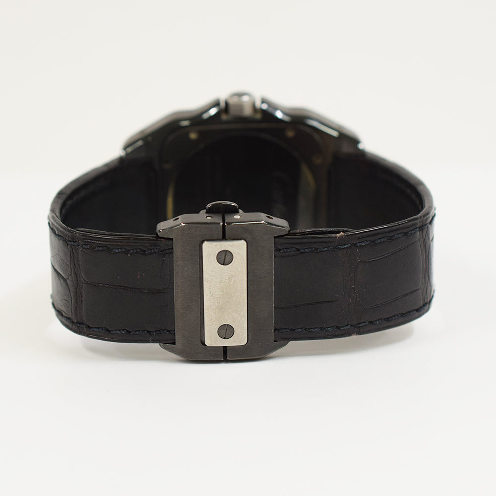 Santos 100 Automatic 38mm Titanium and PVD Steel  W2020010