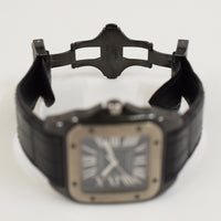 Santos 100 Automatic 38mm Titanium and PVD Steel  W2020010