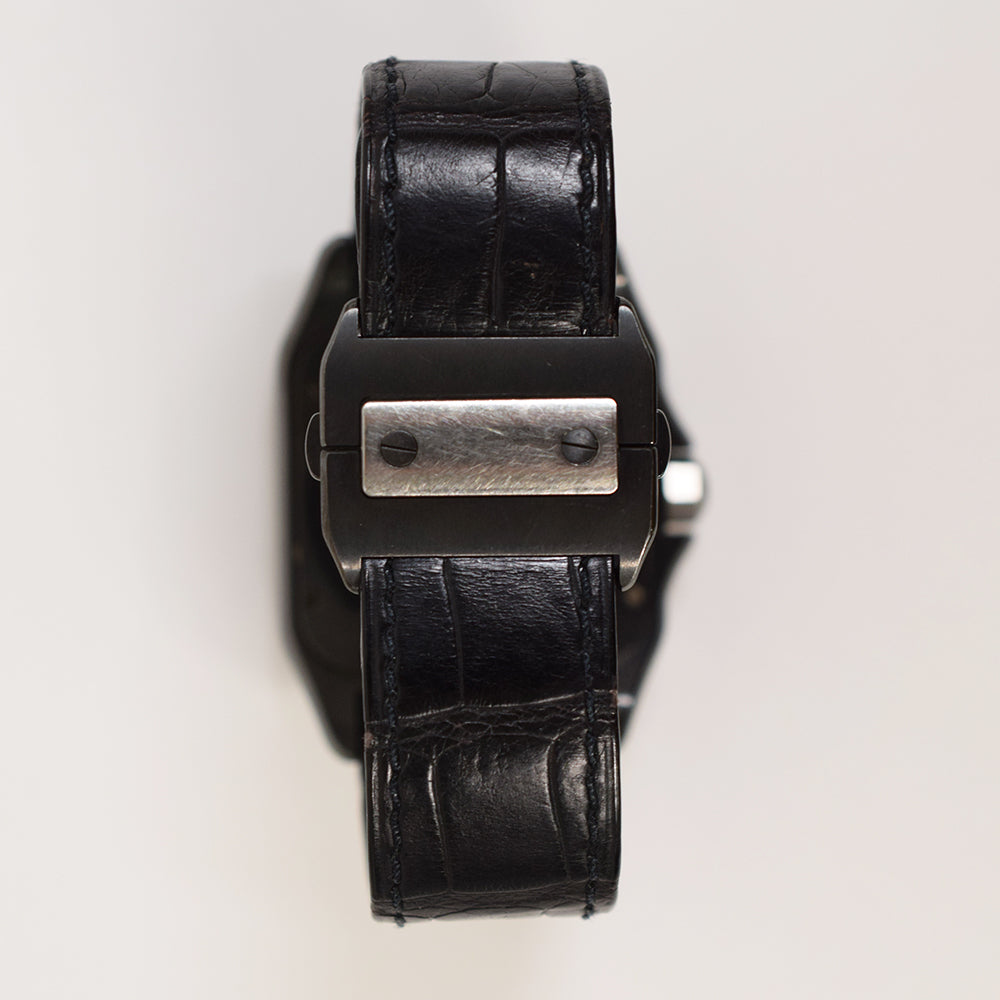Santos 100 Automatic 38mm Titanium and PVD Steel  W2020010