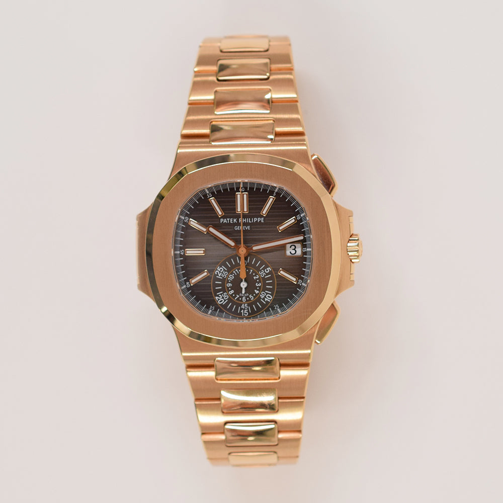 Nautilus 40.5mm Chronograph Rose Gold 5980/1R-001