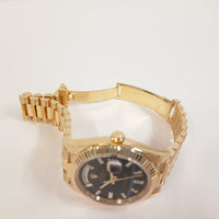 Day-Date President 40mm Onyx  Baguette Diamond Dial Yellow Gold 228238A