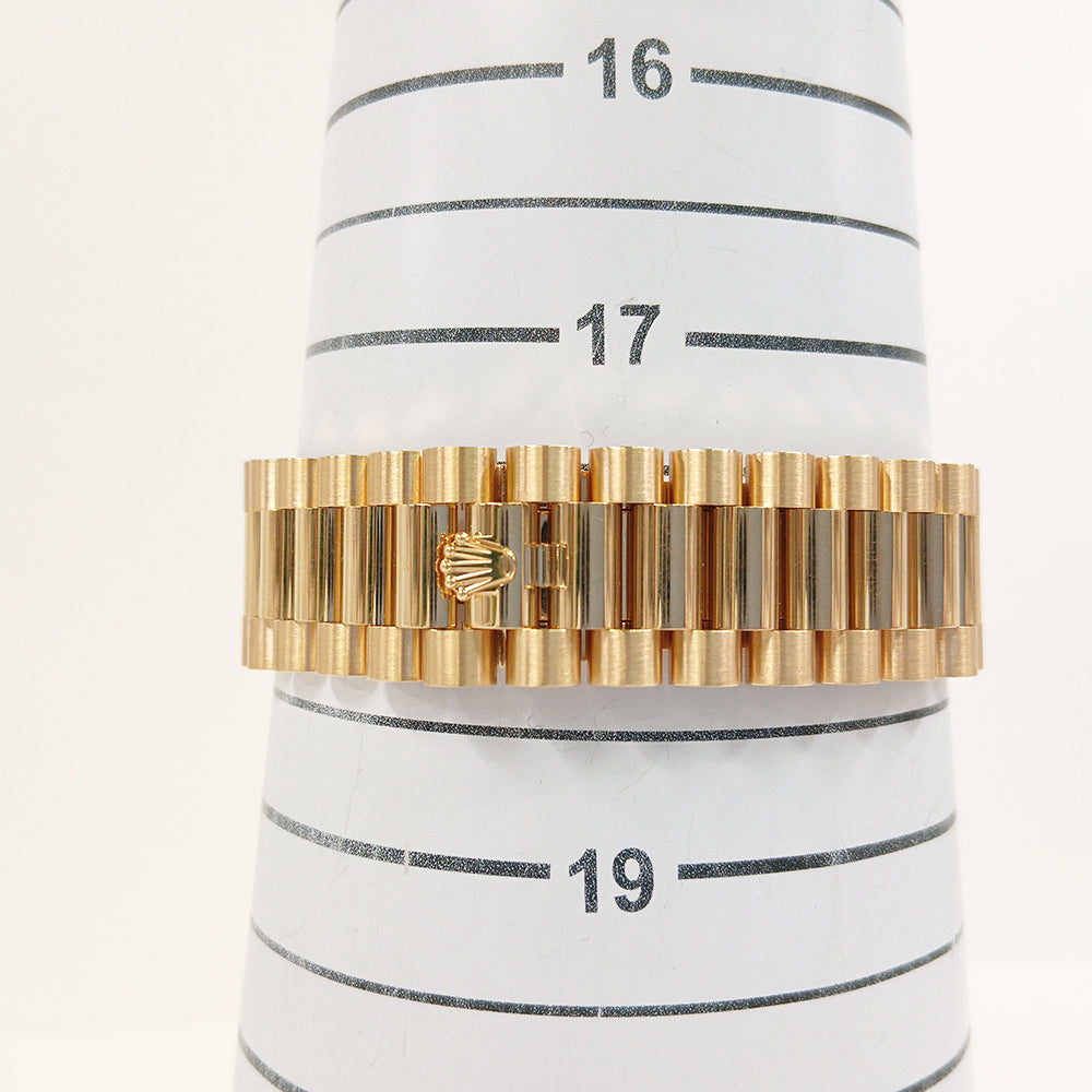 Day-Date President 40mm Onyx  Baguette Diamond Dial Yellow Gold 228238A