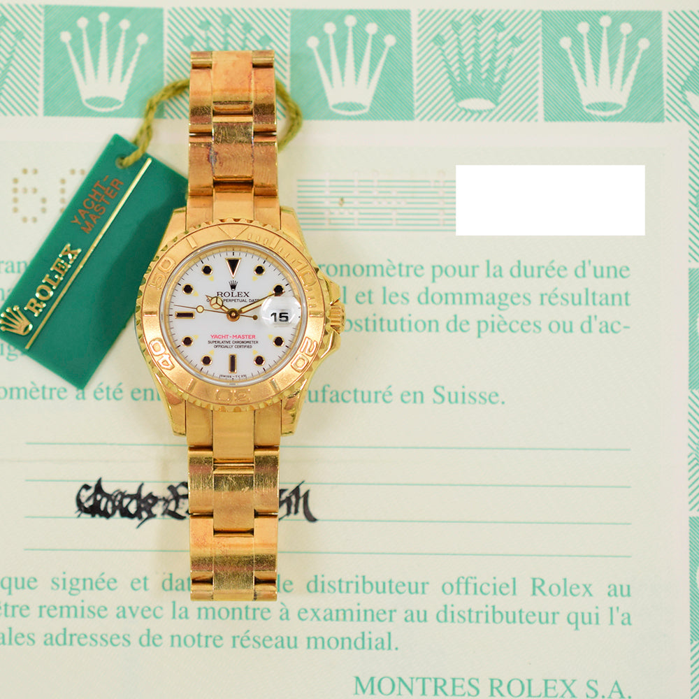 Yacht-Master Ladies 29mm Yellow Gold 69628