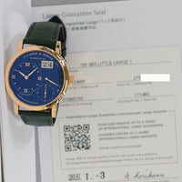 Little Lange 1 36.8mm Rose Gold manual winding Limited Edition of 150 181.063