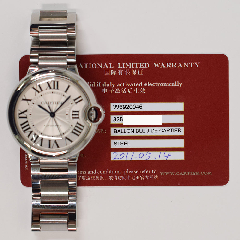 Ballon Bleu Large 36mm - Steel W6920046
