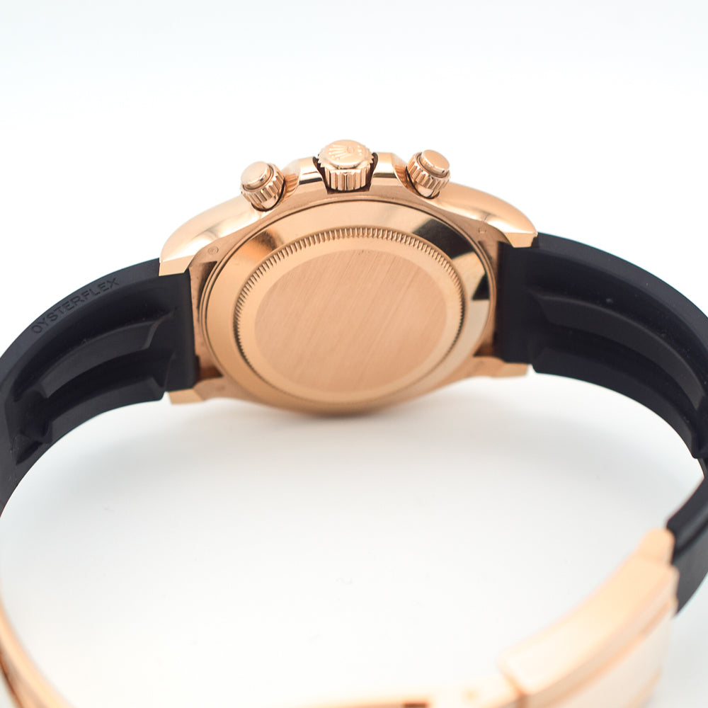 Daytona Rose Gold with Rubber Strap 116515LN