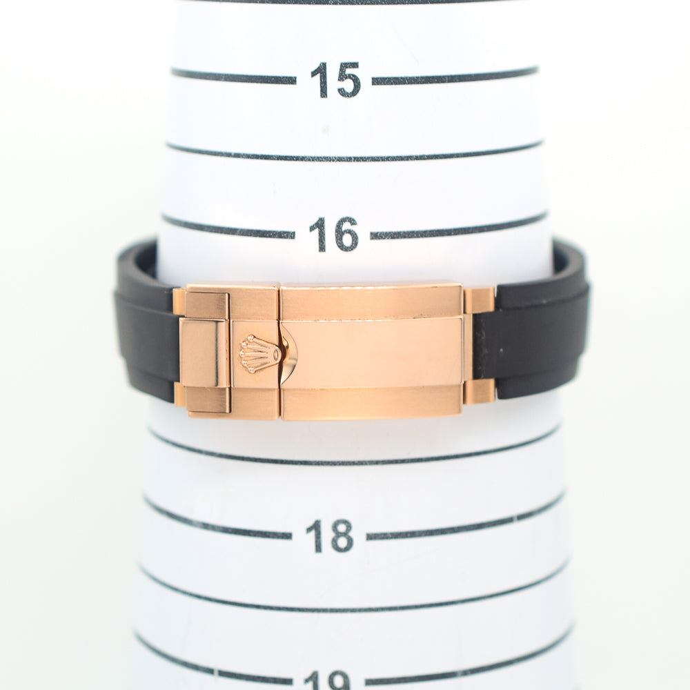 Daytona Rose Gold with Rubber Strap 116515LN