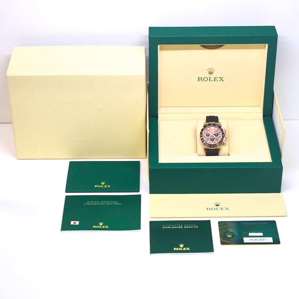 Daytona Rose Gold with Rubber Strap 116515LN