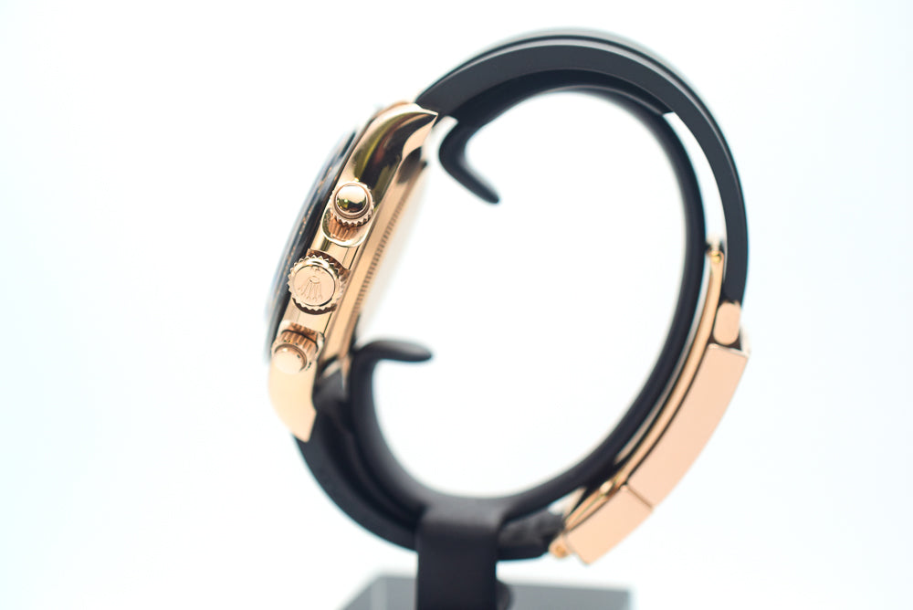 Daytona Rose Gold with Rubber Strap 116515LN