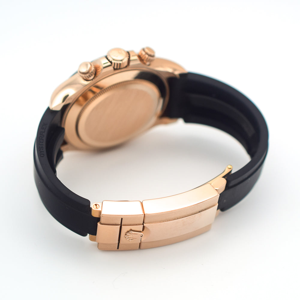 Daytona Rose Gold with Rubber Strap 116515LN