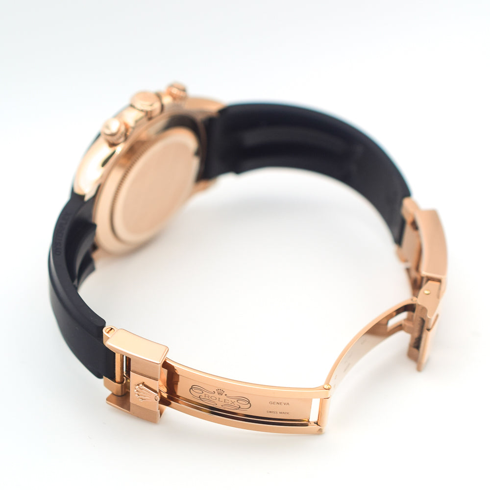 Daytona Rose Gold with Rubber Strap 116515LN