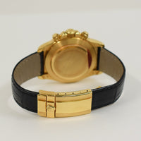 Daytona Yellow Gold  "Zenith Movement" on Leather Strap 16518