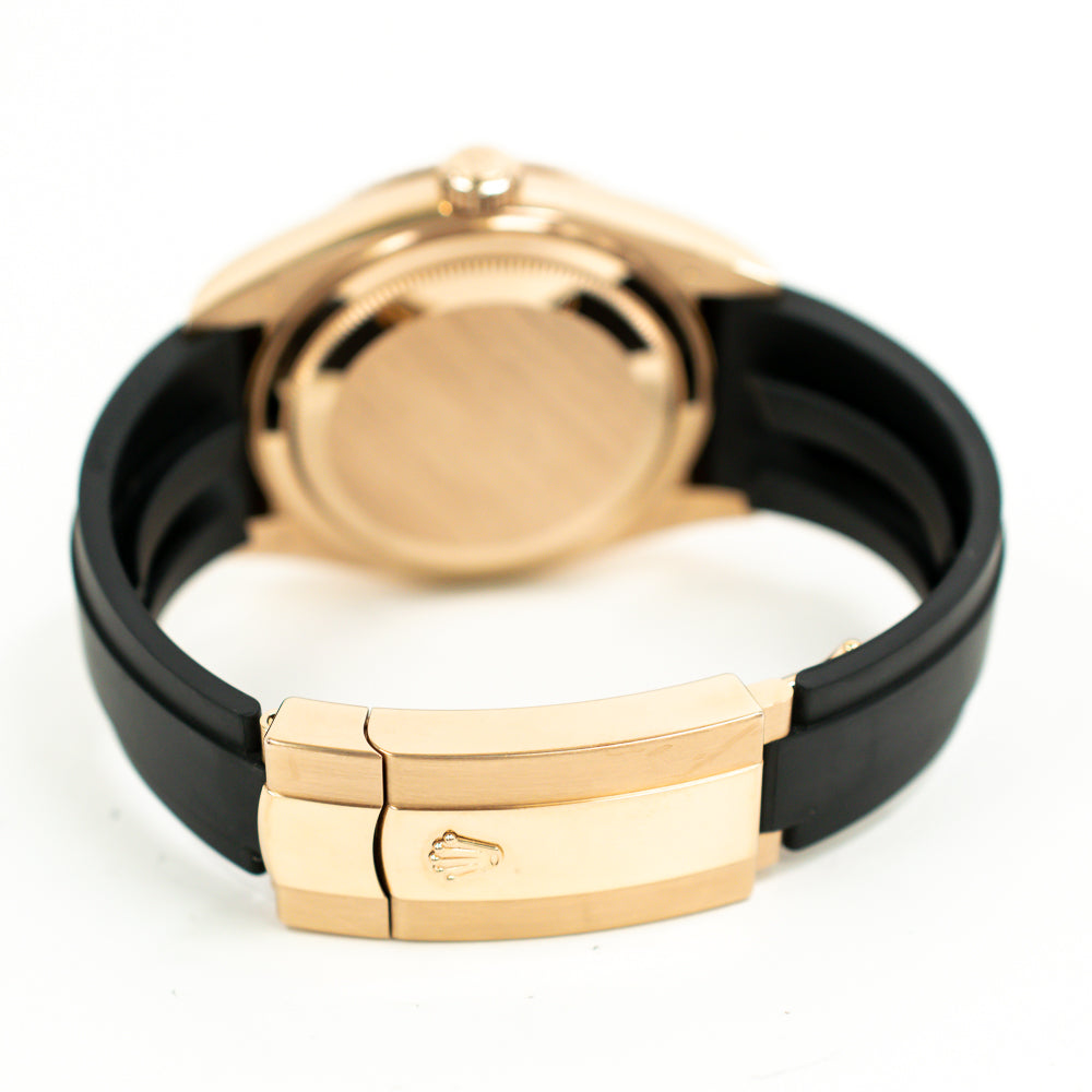 Sky-Dweller Rubber Strap Rose Gold 336235