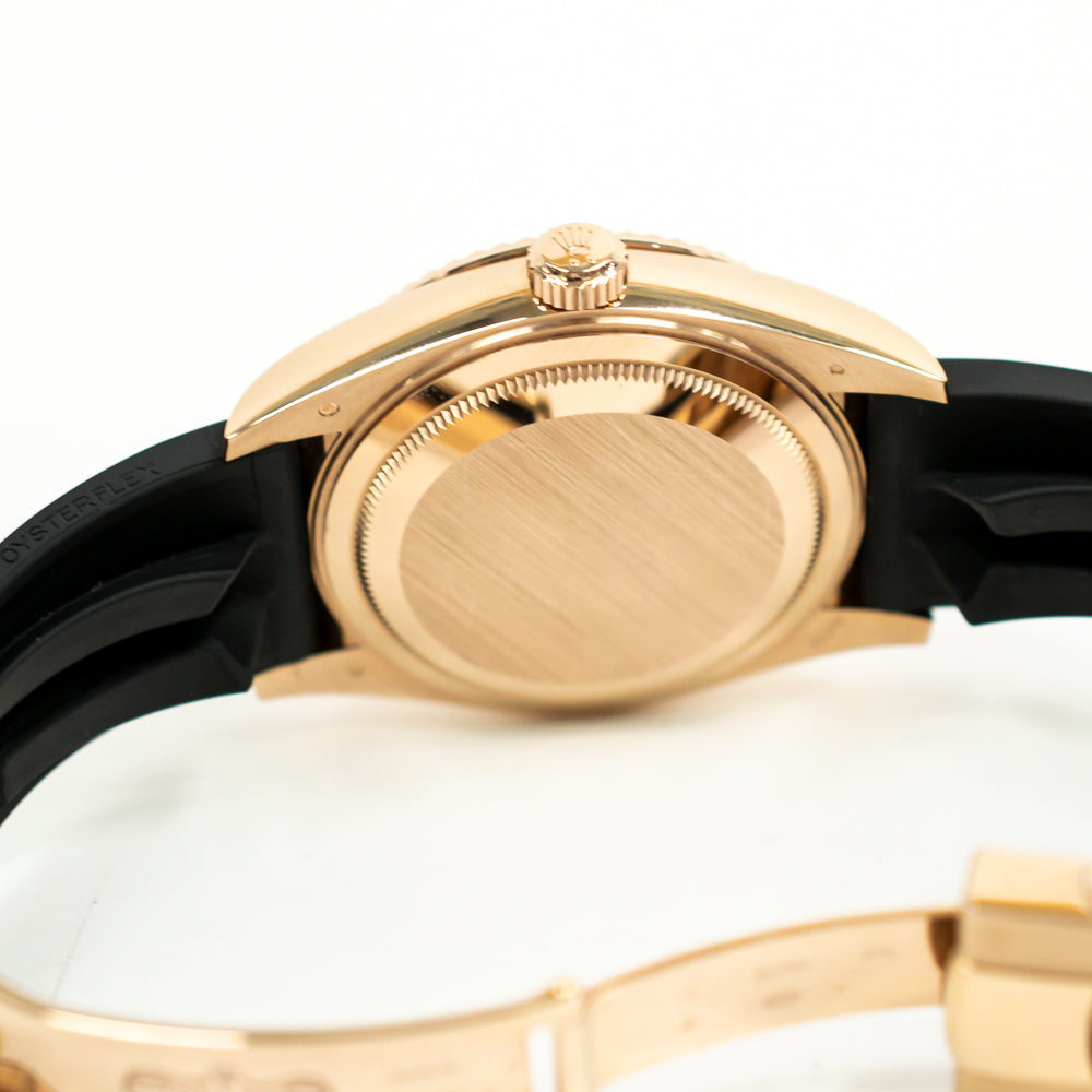 Sky-Dweller Rubber Strap Rose Gold 336235