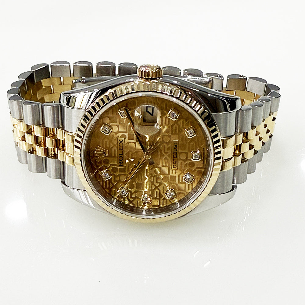 Datejust 36mm Steel and Yellow Gold 116233G