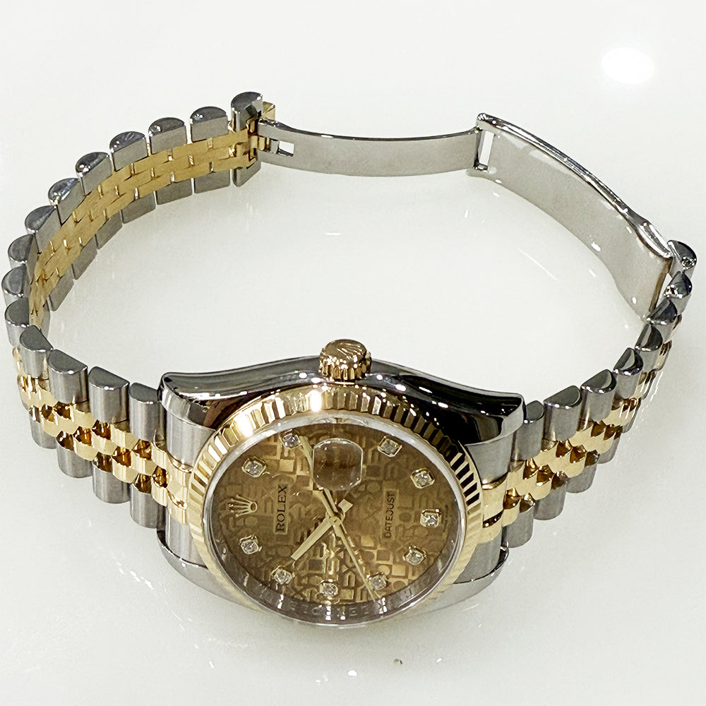 Datejust 36mm Steel and Yellow Gold 116233G