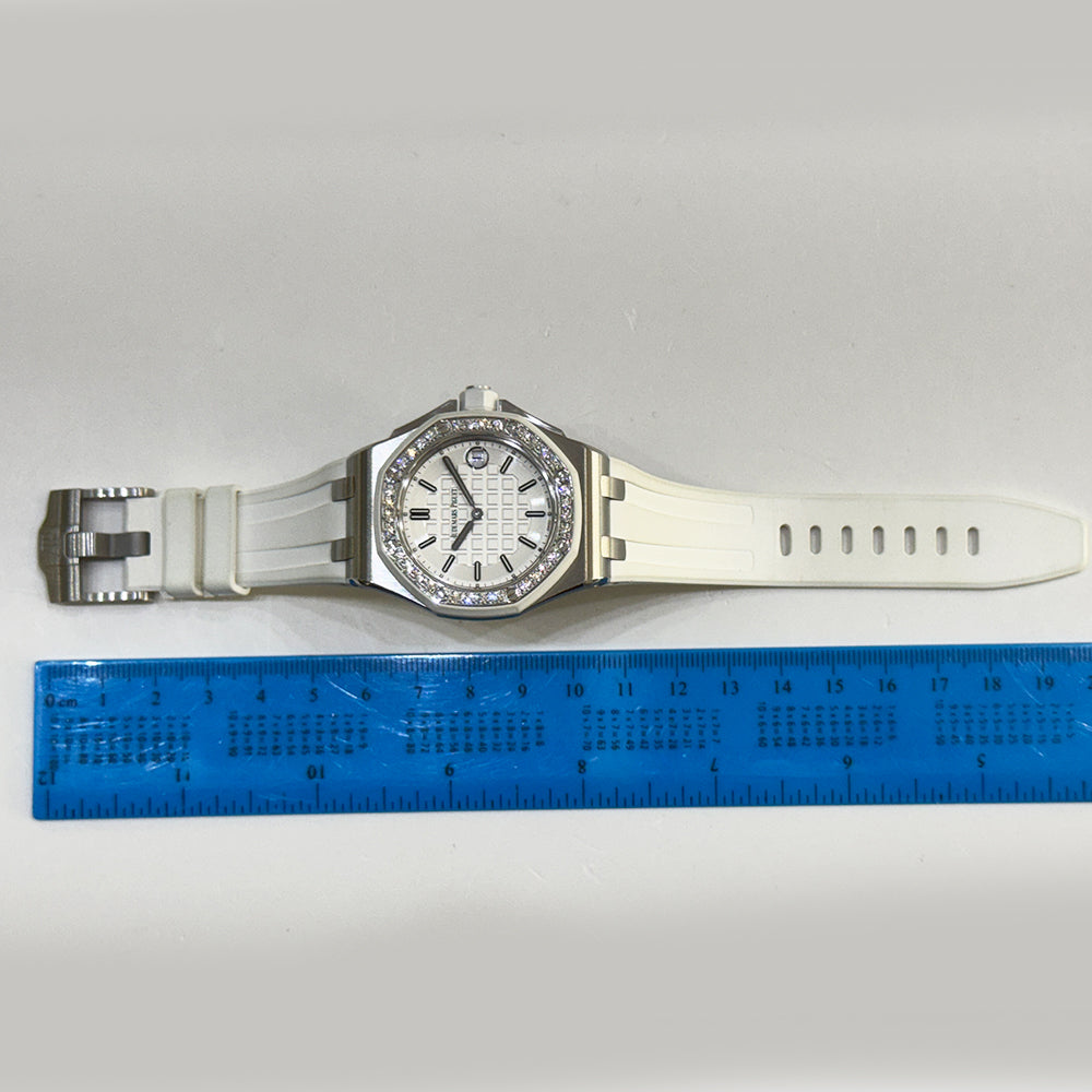 Royal Oak Offshore Lady 37mm Stainless Steel Diamond-set Bezel quartz 67540SK.ZZ.A010CA.01
