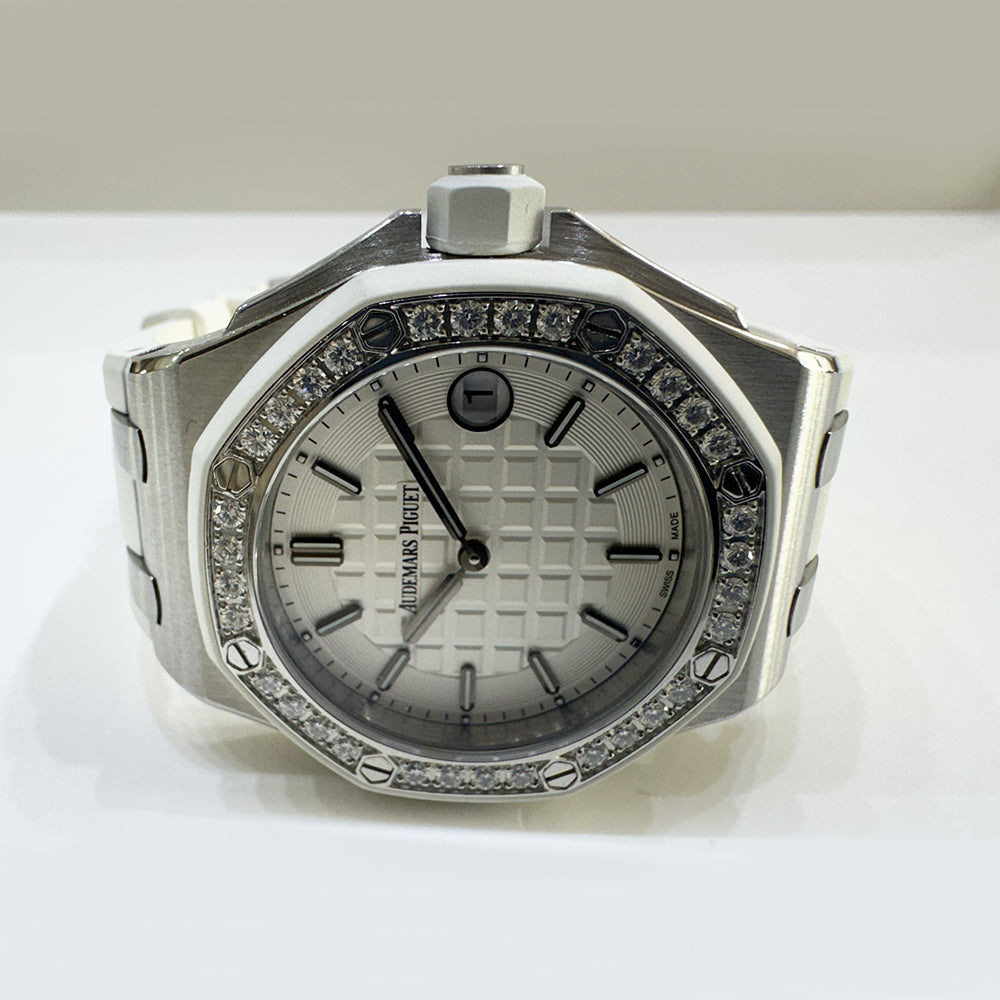 Royal Oak Offshore Lady 37mm Stainless Steel Diamond-set Bezel quartz 67540SK.ZZ.A010CA.01