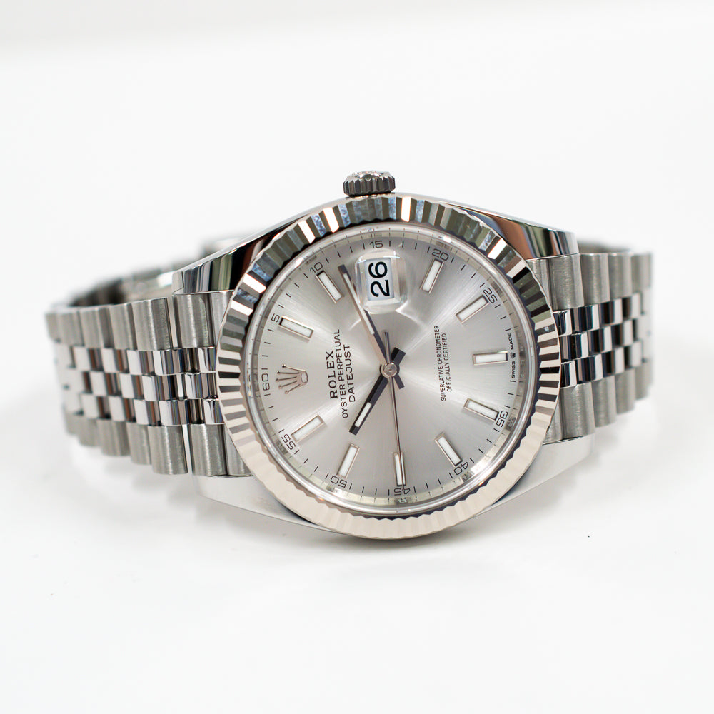Datejust 41mm Steel and White Gold 126334