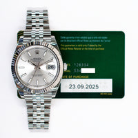 Datejust 41mm Steel and White Gold 126334