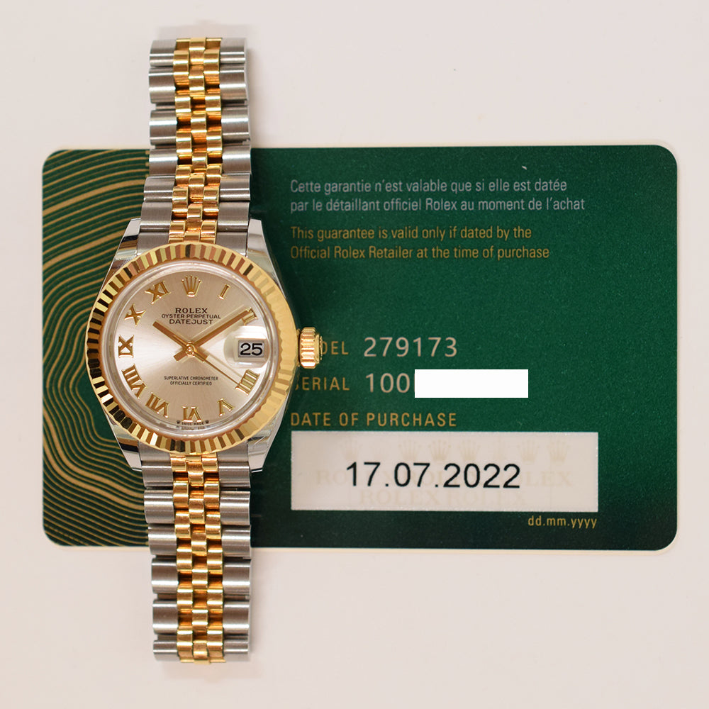 Lady Datejust 28mm Steel and Yellow Gold 279173