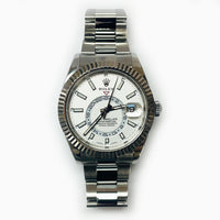 Sky-Dweller Steel and White Gold 326934