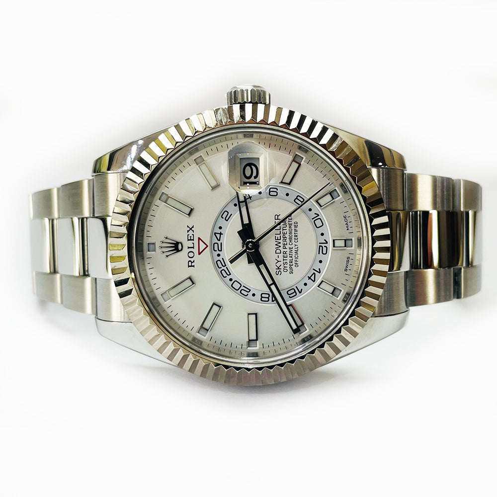 Sky-Dweller Steel and White Gold 326934
