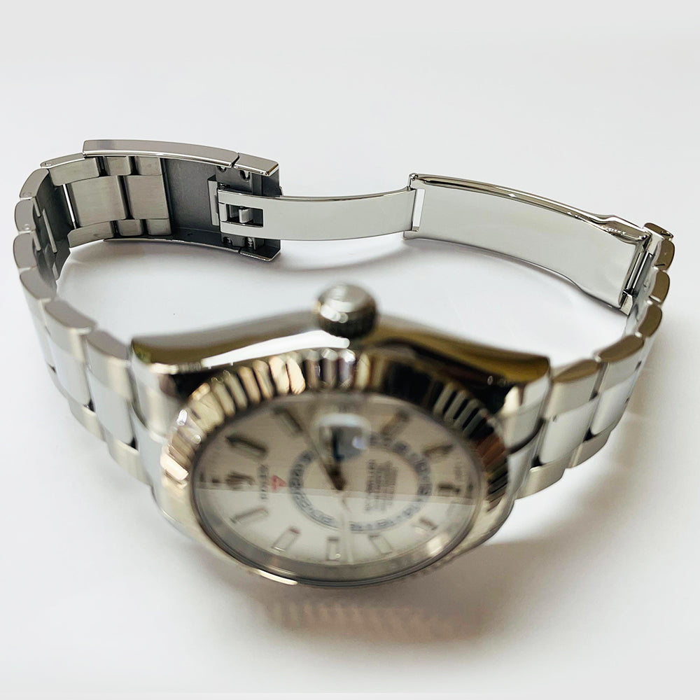 Sky-Dweller Steel and White Gold 326934