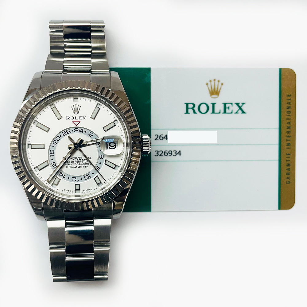 Sky-Dweller Steel and White Gold 326934